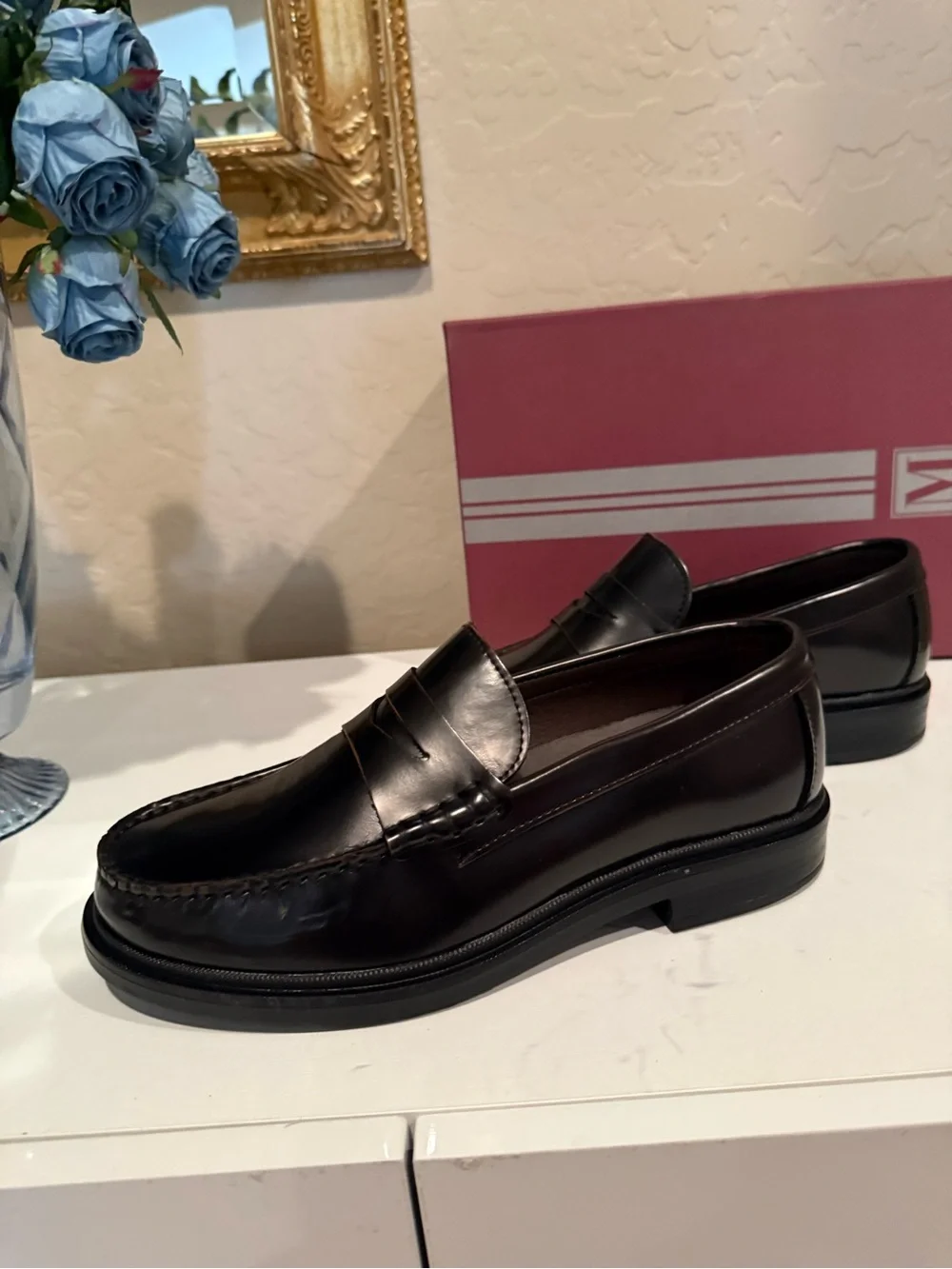 M Line By Bruno Magli Mello Brown Loafer Men's size 8 NWT